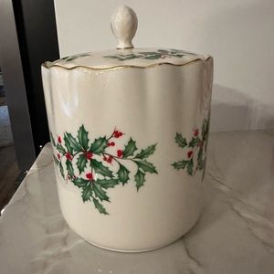 Lenox Christmas Cookie Jar